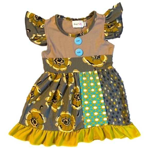 Sassy Ruffles dress Size 6-9 months - Picture 1 of 7